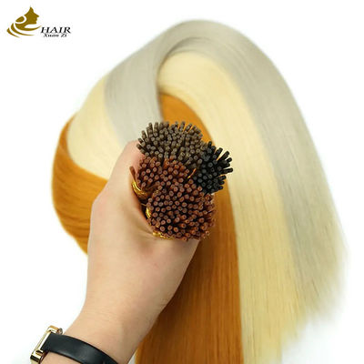 গুণ  18 Inch Human Straight Prebonded Hair Extensions I Tip 50 Strands কারখানা