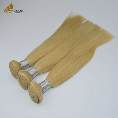 10A Ombre চুল এক্সটেনশান 16 ইঞ্চি 100% Remy 613 স্বর্ণকেশী