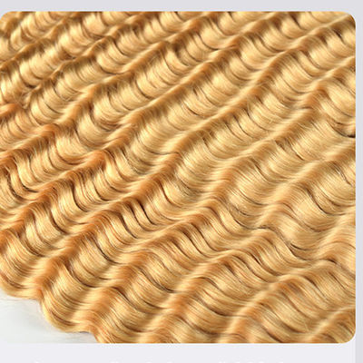 ডাবল টানা গভীর তরঙ্গ মানব চুল বাল্ক জন্য braiding 613 রঙ শ্বেত