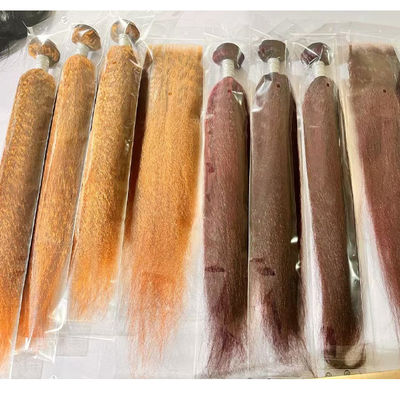 পাইকারি Ombre মানব চুল এক্সটেনশান ব্রাজিলিয়ান Kinky সোজা Yaki চুল Weave বান্ডিল