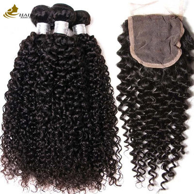 পাইকারি Remy মানব চুল Kinky Curl Hair Weft Bundles সস্তা ব্রাজিলিয়ান মানব চুল