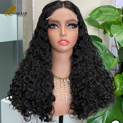 আঠালোবিহীন 5*5 স্বচ্ছ লেইস ফ্রন্ট প্রাকৃতিক মানব চুল আঠালোবিহীন সিল্ক টপ ফুল লেইস উইগ
