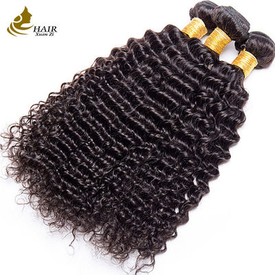 18 ইঞ্চি কাঁচা কুমারী মানব চুল Weft বান্ডিল Kinky 1B প্রাকৃতিক কালো