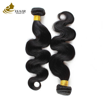 ব্লিচড ভার্জিন অপ্রক্রিয়াকৃত চুল ব্যান্ডল শরীরের তরঙ্গ চুল বাল্ক