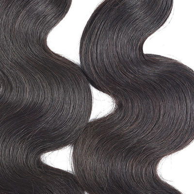 কান থেকে কান দড়ি বন্ধ দ্রুত Weave মানব চুল সামনের বন্ধ 13X4