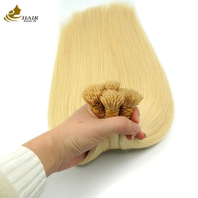 OEM কেরাটিন আই টিপ প্রি-বন্ডড হেয়ার এক্সটেনশন 50 স্ট্র্যান্ড / প্যাক