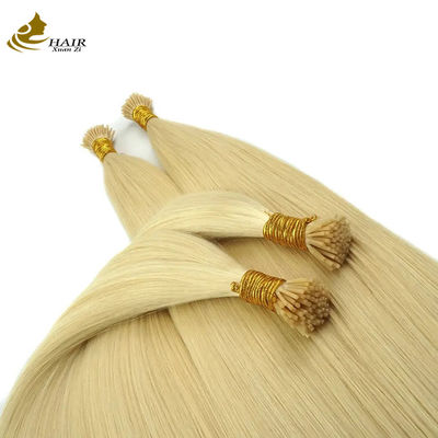 OEM কেরাটিন আই টিপ প্রি-বন্ডড হেয়ার এক্সটেনশন 50 স্ট্র্যান্ড / প্যাক