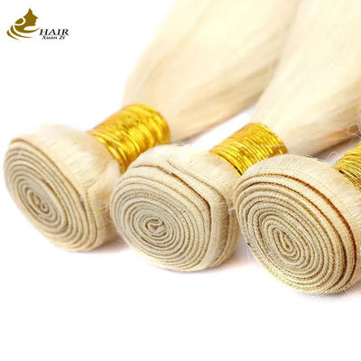 কাঁচা ৬১৩ ভার্জিন ব্লোন্ড ব্রাজিলিয়ান মানব চুলের বান্ডিল