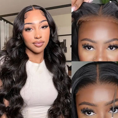 চুলের উপাদান মানব চুল মানব চুল দাড়ি পরা 14 "-30" নিয়মিত স্ট্র্যাপ সহ