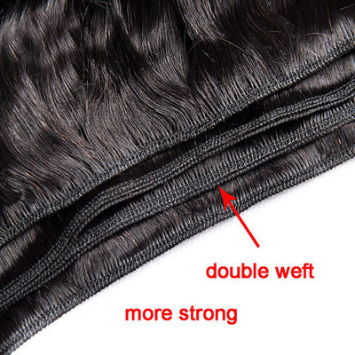 প্রাকৃতিক কুমারী মানব চুল ব্যান্ডেজ কুটিকুল সমন্বয় প্রযুক্তি সঙ্গে