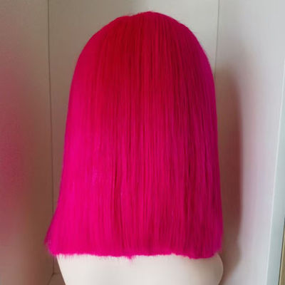 13X4 4X4 13X6 লেন্স ফ্রন্টাল কাঁচা ব্রাজিলিয়ান কুমারী মানব চুল উইগ শর্ট বব উইগ