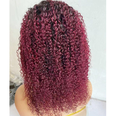 ১০০% কুমারী পেরুভিয়ান মানব চুল জল তরঙ্গ লেইস ফ্রন্ট উইগ