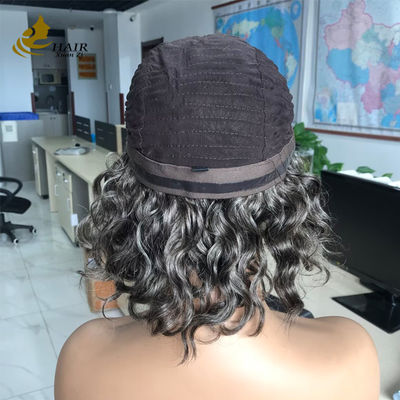 কাস্টমাইজড গেরি 5*5 এইচডি বডি ওয়েভ গ্লিসলেস সিল্ক টপ ফুল লেস উইগ