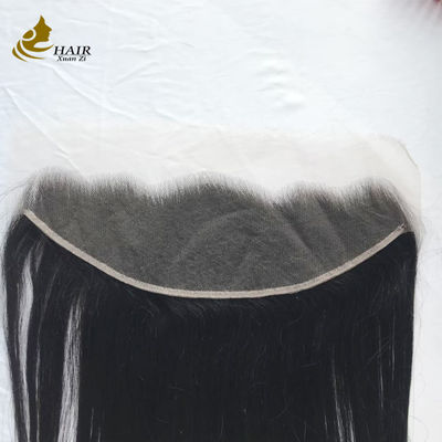 প্রাকৃতিক কালো সোজা 13x4 এইচডি দাড়ি মানব চুল দাড়ি বন্ধ