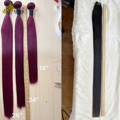 ৩৮ ইঞ্চি ৪০ ইঞ্চি প্রাকৃতিক কালো সোজা কুমারী মানব চুলের বান্ডিল বিক্রয়ের জন্য