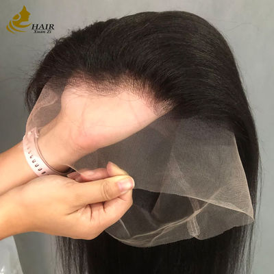 360 পূর্ণ ইয়াকি প্রিপলাকড এক্সোটিক কিঙ্কি সোজা লেইস সামনের মানুষের চুলের উইগ