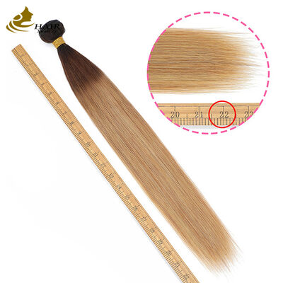 Factory Supplied 1B/27# Color 100% Human Hair Extension Virgin Human Hair Bundles For Sale